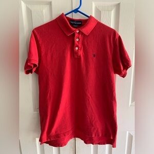Men's Red Ralph Lauren Polo Short Sleeve‎ 100% Cotton Golf Casual